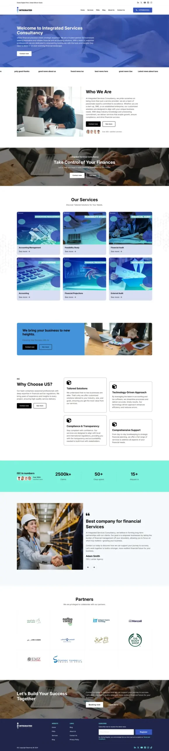 لقطة من Integrated Services — دبي