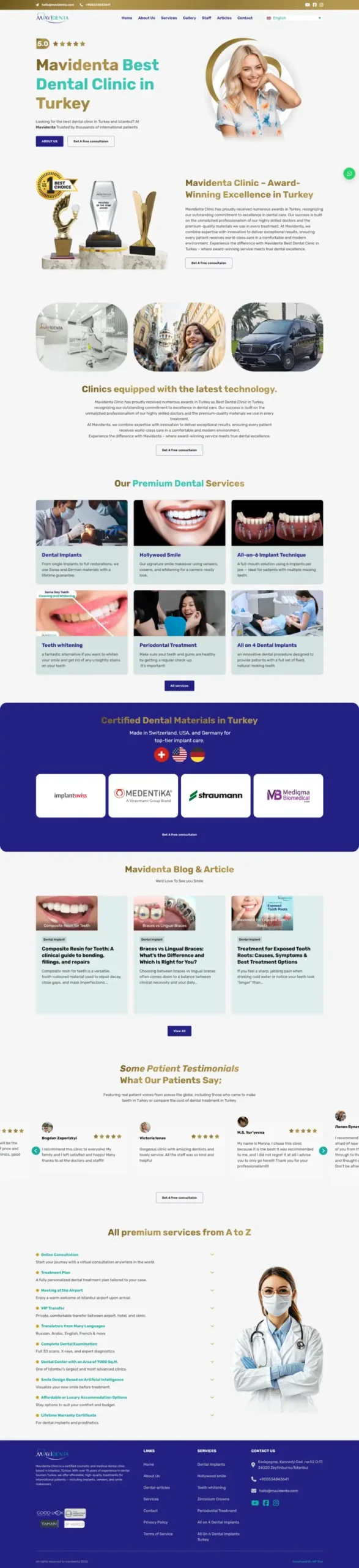 لقطة من Mavidenta Clinics — تركيا